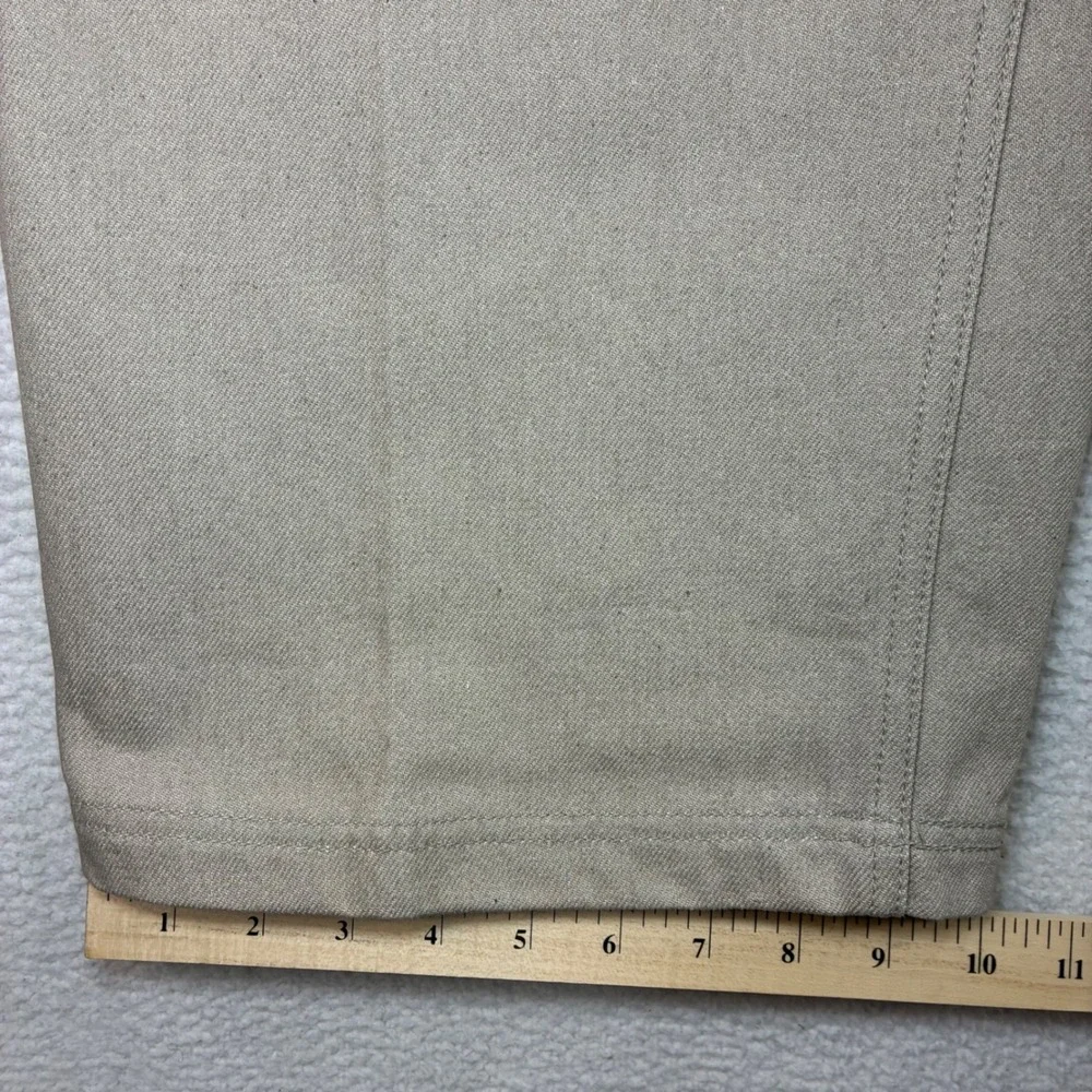 Vintage Hedz Up Jeans Carpenter Pants Men 40x33 Beige Baggy Skater Y2K Loose